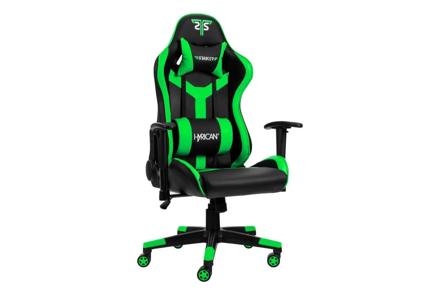 HYRICAN Gaming-Stuhl Striker Copilot Schwarz/Grün Kunstleder Ergonomisch - Bild 2