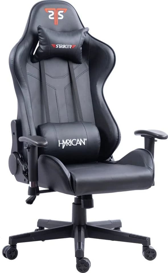 Hyrican Striker Gaming-Stuhl Copilot Schwarz + Bodenschutzmatte Set - Bild 3