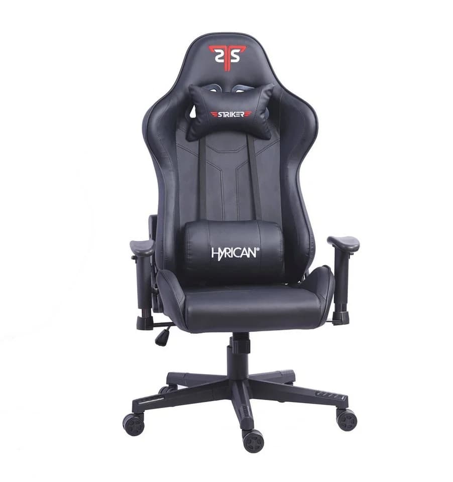 Hyrican Striker Gaming-Stuhl Copilot Schwarz + Bodenschutzmatte Set - Bild 4