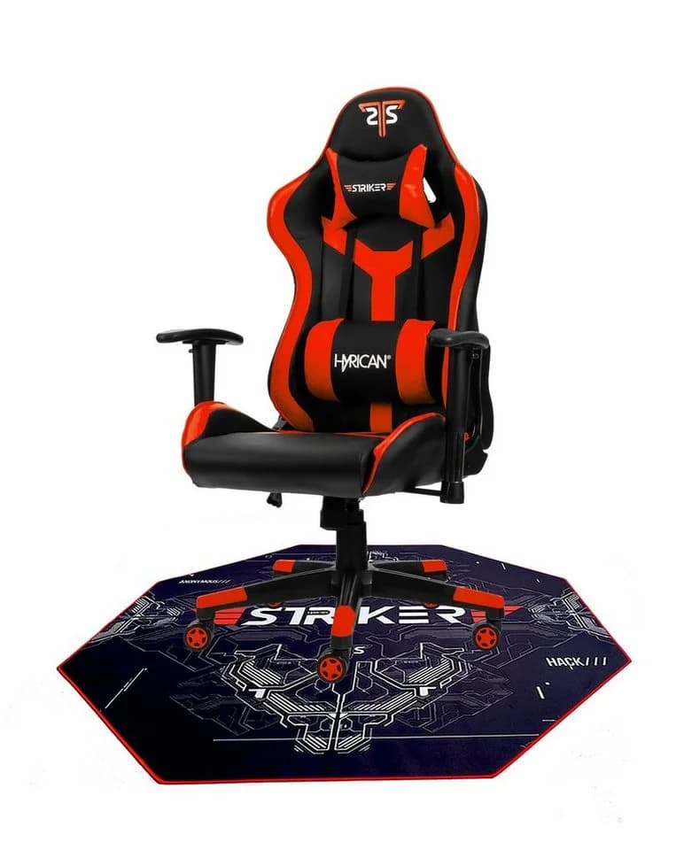 HYRICAN Gaming-Stuhl Copilot Rot/Schwarz mit Lendenkissen - Bild 2