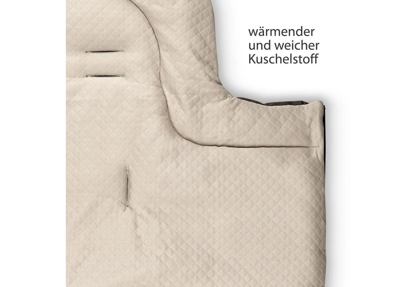 ABC Design Winterfußsack 2021/22 Beige Mumienform - Bild 3