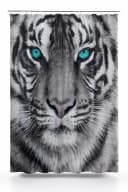 Clever-Kauf-24 Duschvorhang Tiger Schwarz-Weiß Bild 2