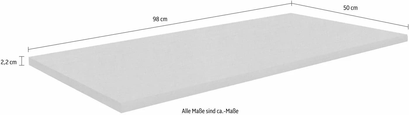 Rauch Einlegeboden für Drehtürenschränke Beige Leinenoptik - Bild 5