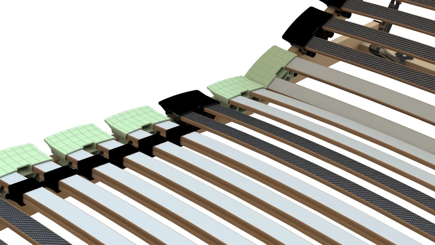 HN8 Condor Zon Lattenrost Beige 7-Zonen Verstellbar - Bild 5