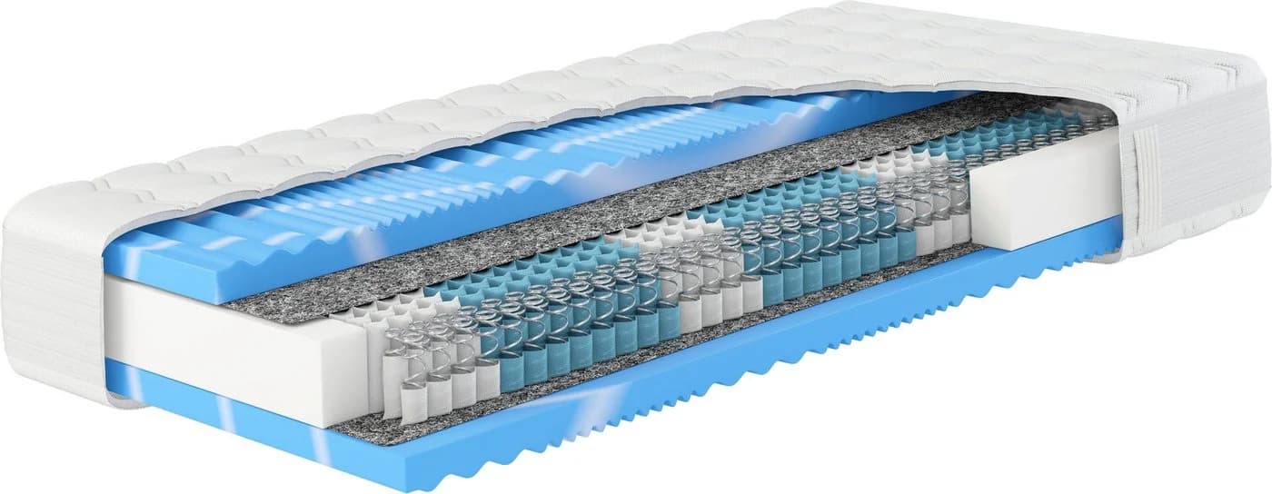 HN8 Schlafsysteme Taschenfederkernmatratze XXL Gelstar T-1000 Weiß - Bild 2