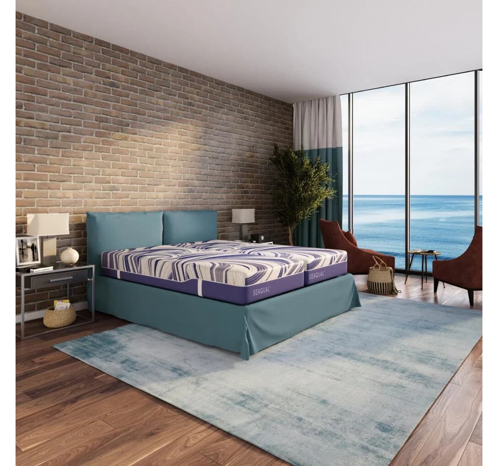 HN8 Ocean Clean TFK Taschenfederkernmatratze 7-Zonen Blau