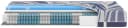 HN8 Ocean Clean TFK Taschenfederkernmatratze 7-Zonen Blau Bild 3
