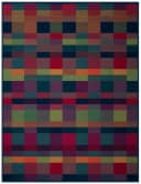 Biederlack Wohndecke Color Squares Blue Baumwoll-Mix Bild 1