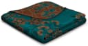 Biederlack Wohndecke Oriental Flowers 150x200 Grün/Orange Bild 2