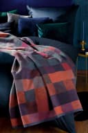 Wohndecke Dark Plum, bunt karierte Sofadecke 150x200, Baumwollmix, Biederlack, Made in Germany Bild 3