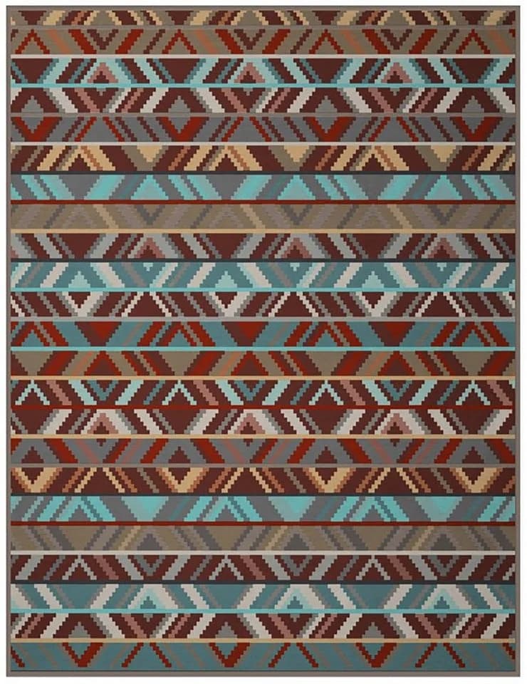 Wohndecke Ethno Prisma Ethno-Kuscheldecke 150x200 cm Biederlack Baumwollmischgewebe