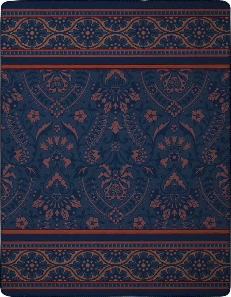Biederlack Wohndecke Persian Garden Orientalisch Blau - Bild 2