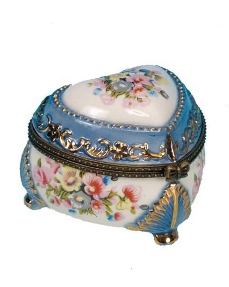 Musicboxworld Spieluhr Pillendose Frühlingsblumen Porzellan - Bild 2
