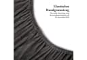 Bestlivings Spannbettlaken Grau Cashmere Touch Mikrofaser Bild 3