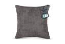 Bestlivings Kissenhülle Chenille 60x60cm Silber Verdeckter Reißverschluss Bild 1