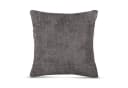 Bestlivings Kissenhülle Chenille 60x60cm Silber Verdeckter Reißverschluss Bild 2