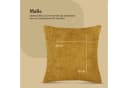 Bestlivings Kissenhülle Chenille Senf 60x60cm Verdeckter Reißverschluss Bild 3