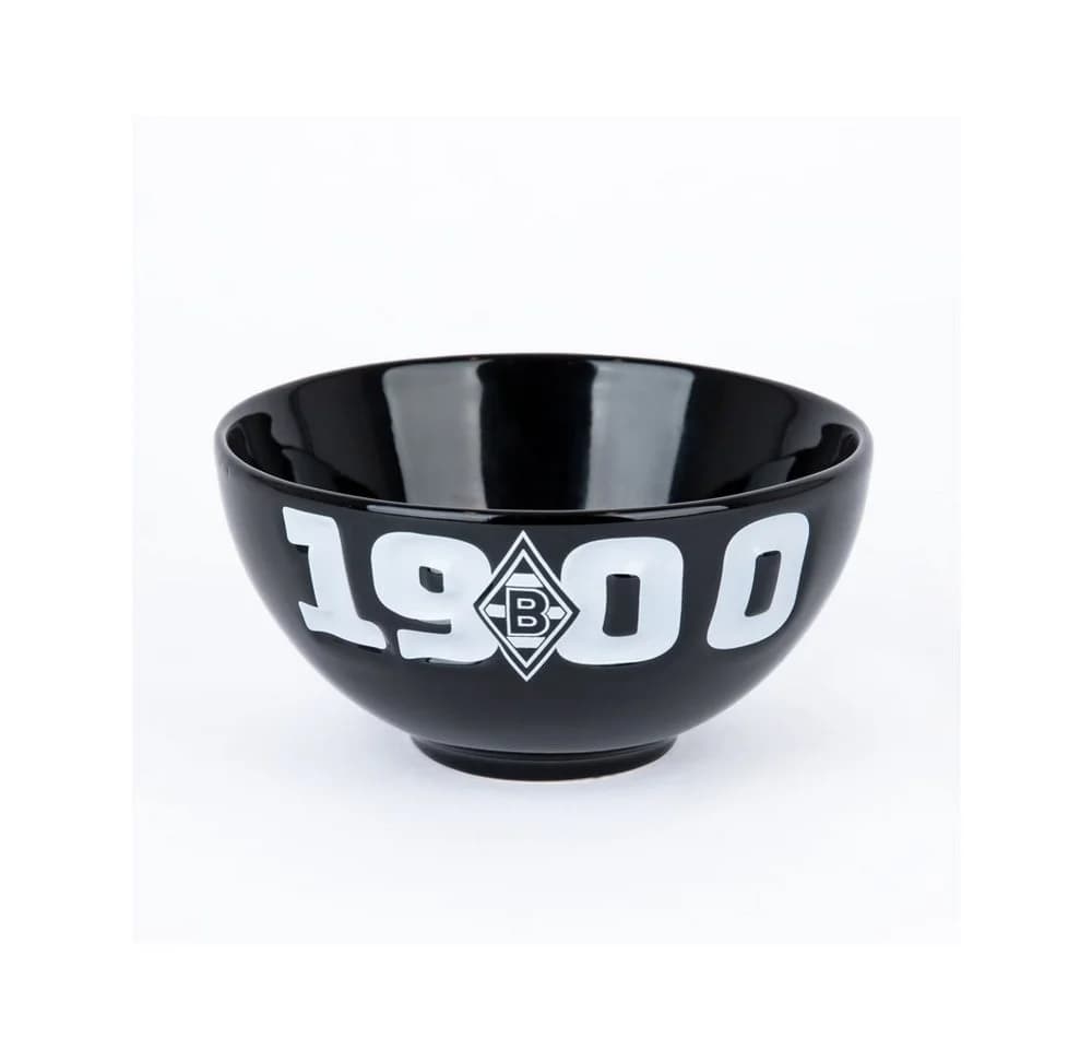 Borussia Mönchengladbach Müslischale „1900“ Schwarz Keramik - Bild 2