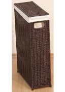 HOFMANN Wäschekorb Braun Rattan mit Eisengestell Bild 2