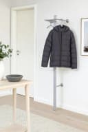 möbel direkt online Metallgarderobe Elvira Alufarben mit 4 Haken Bild 2