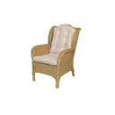 moebel-direkt-online Rattansessel Jascha Beige Handgeflochten mit Kissen Bild 1