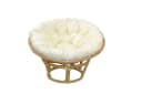 moebel-direkt-online Loungesessel Rattansessel mit bequemer großer Kissenauflage, Sitzschale Ø110 cm Bild 2
