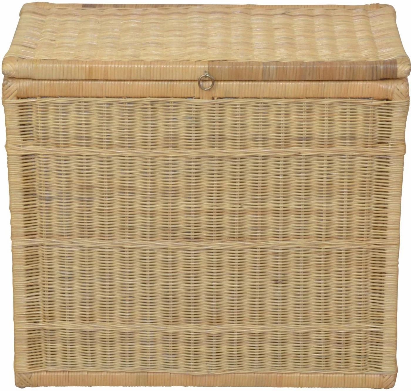 MY HOME Wäschetruhe Duo mit 2 Kammern Rattan Beige - Bild 2