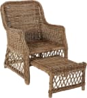 Rattanstuhl HOME AFFAIRE Grau Rattan Bild 2