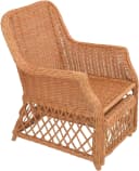 Home Affaire Rattansessel Braun mit ausziehbarem Fußteil Bild 2