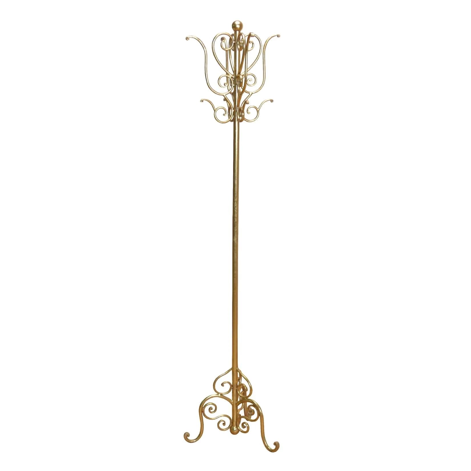 HOME AFFAIRE Garderobenständer Gold Vintage Eisen