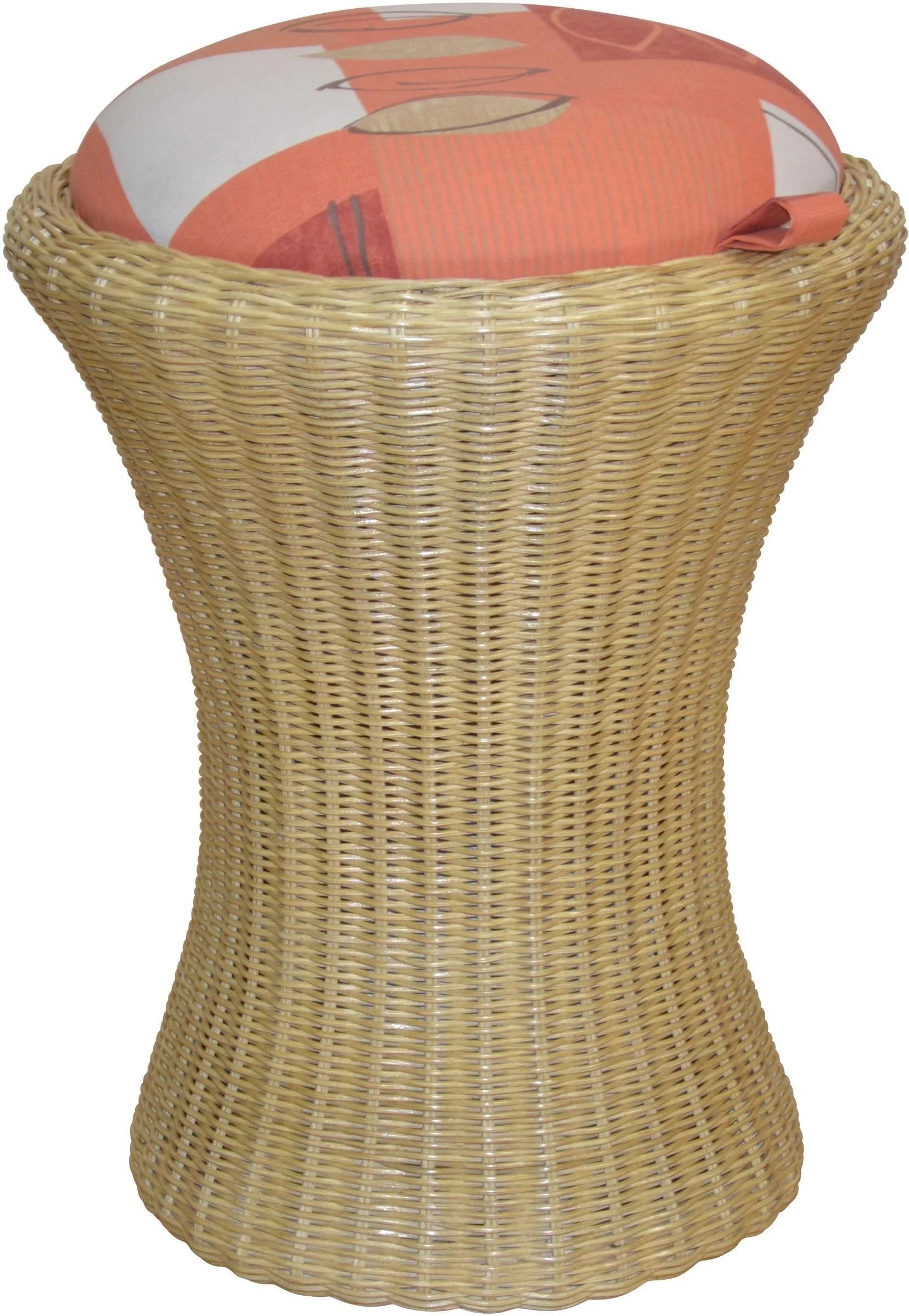 Truhe HOME AFFAIRE Natur Beige Wäschesitzhocker