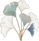 HOFMANN LIVING AND MORE Wanddeko Gingko Gold Metall Bild 1