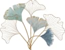 HOFMANN LIVING AND MORE Wanddeko Gingko Gold Metall Bild 2