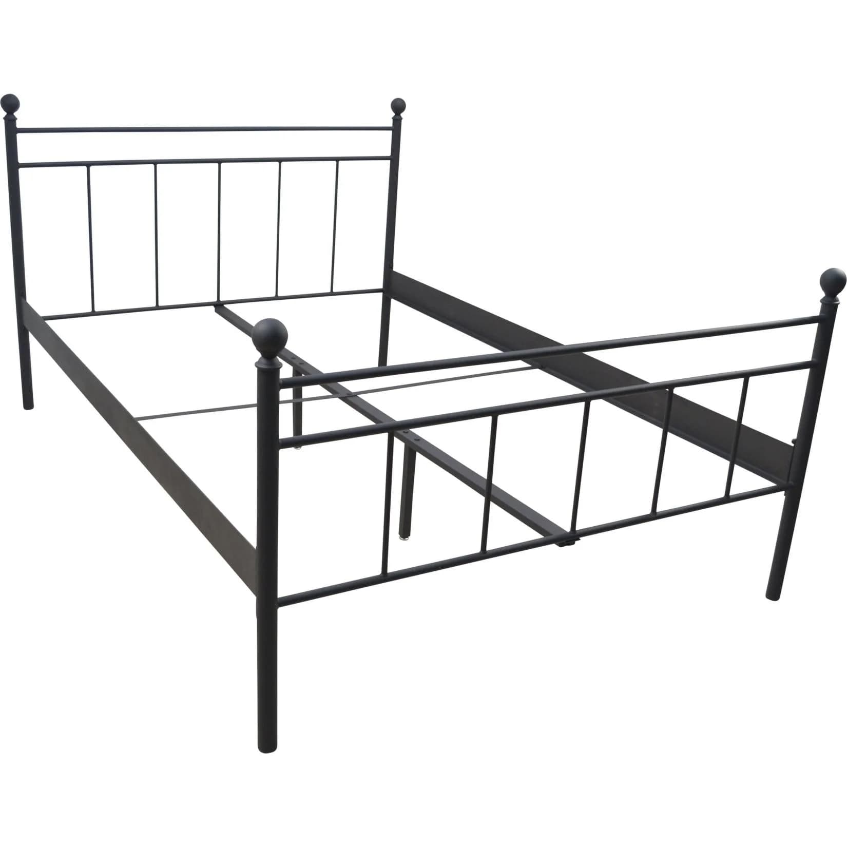 möbel direkt online Metallbett Rubi Schwarz 90x200 cm