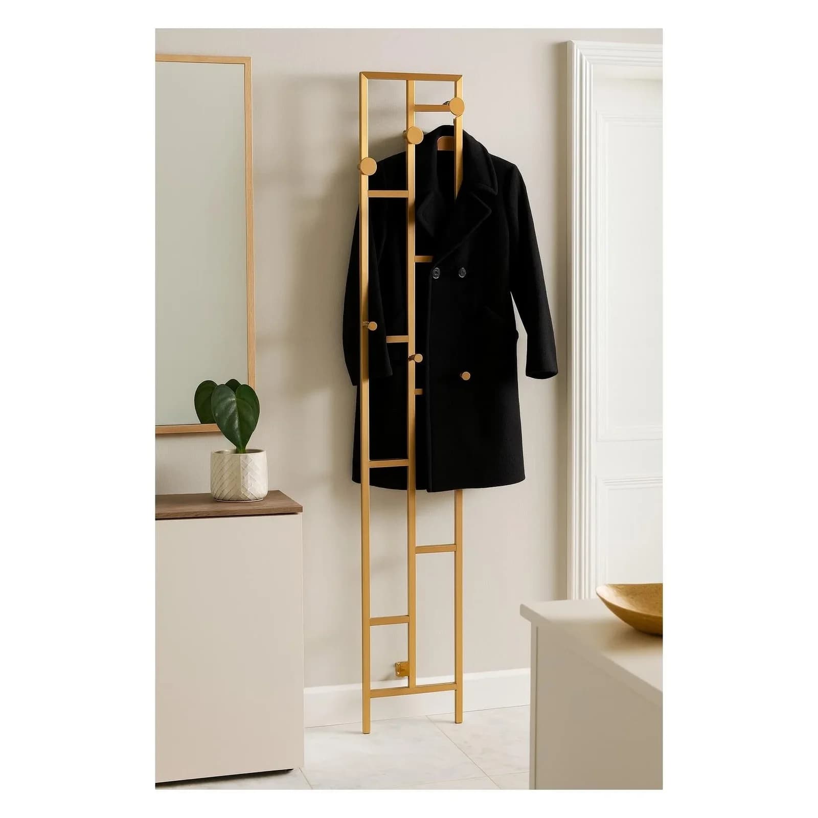 möbel direkt online Garderobe Anke Modern Stahlrohr Wandgarderobe