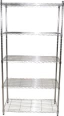 INOSIGN Ablageregal Grau Chromfarben Metall Steckregal Bild 2