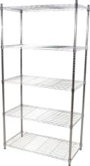 INOSIGN Ablageregal Grau Chromfarben Metall Steckregal Bild 3