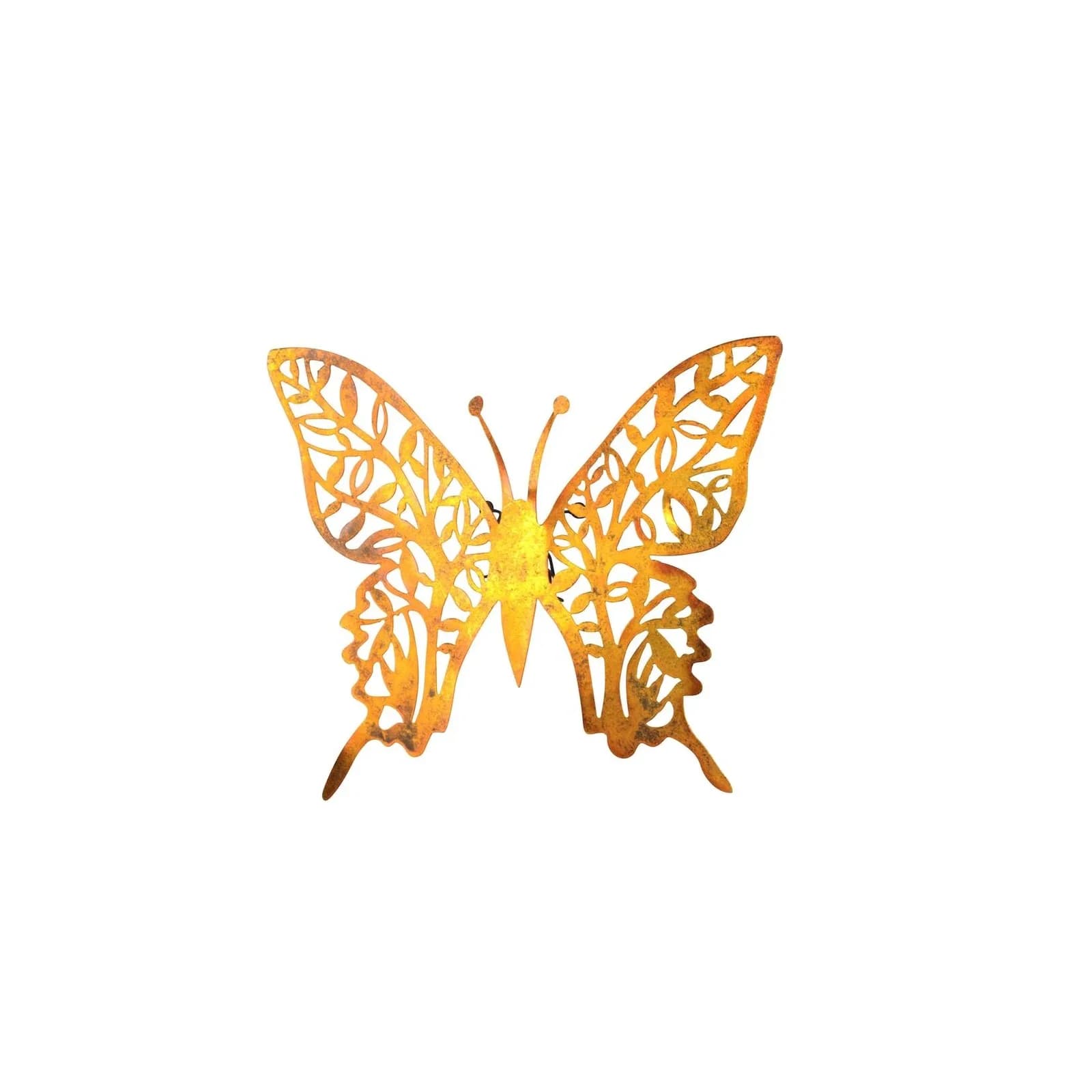 PAJOMA Wanddekoobjekt Schmetterling Gold Metall