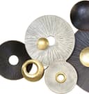 HOFMANN LIVING AND MORE Wanddekoration Metall Schwarz Grau Bild 2