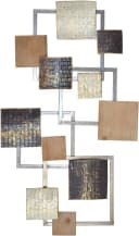 PAJOMA Wanddekoration Metall-Holz Mix Schwarz Geometrisch Bild 2