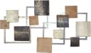 PAJOMA Wanddekoration Metall-Holz Mix Schwarz Geometrisch Bild 4