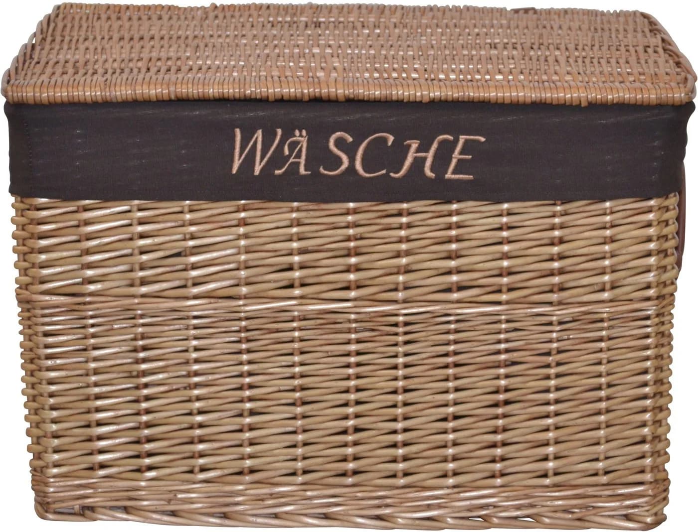HOFMANN Wäschekorb Braun Handgefertigt Weide - Bild 2