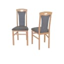 moebel-direkt-online Esszimmerstuhl Cora II 2er Set Buche Anthrazit Bild 1