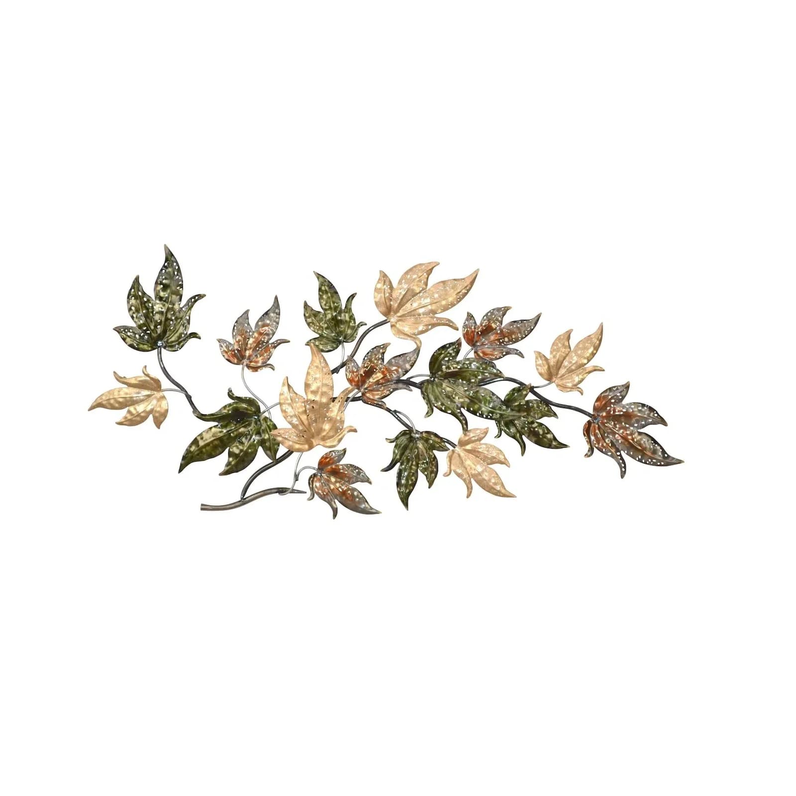 HOFMANN LIVING AND MORE Wanddekoobjekt Herbstlicher Zweig Metall Braun