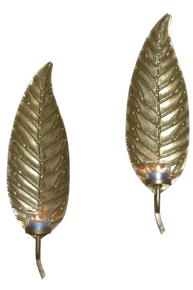 moebel-direkt-online Teelichthalter Sally 2er-Set Gold Metall Glas - Bild 5
