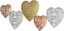 HOFMANN LIVING AND MORE Wanddekoobjekt Wanddekoration 1 St. Romantische Deko mit Herzen Bild 1