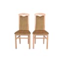 moebel-direkt-online Esszimmerstuhl Massivholz 2er-Set Buche/Beige Bild 1