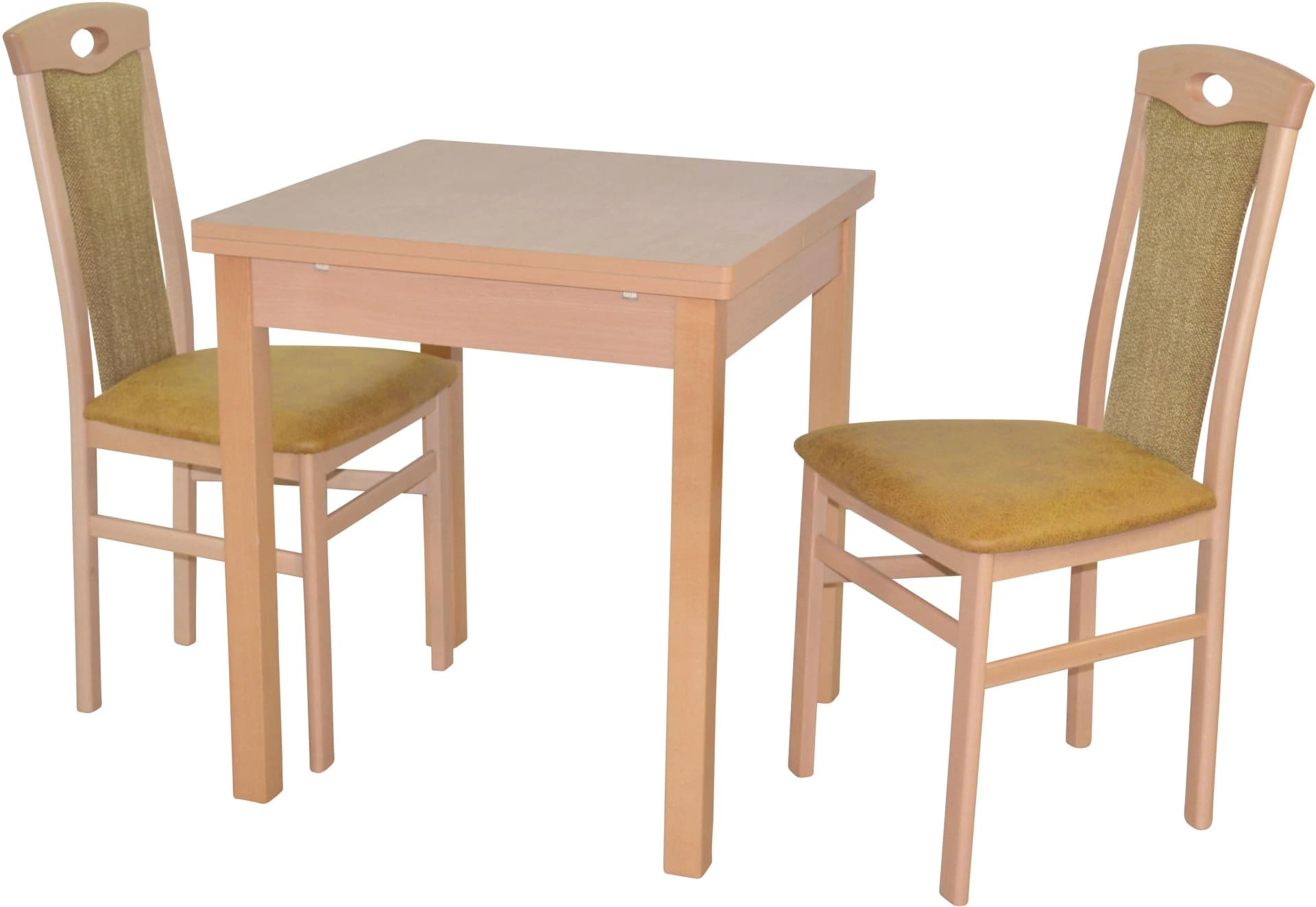 HOFMANN Essgruppe 3tlg. Ausziehbar Buche Gelb