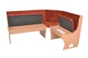 moebel-direkt-online Eckbank Truheneckbank 165x125 cm Velour-Stoffbezug Bild 4