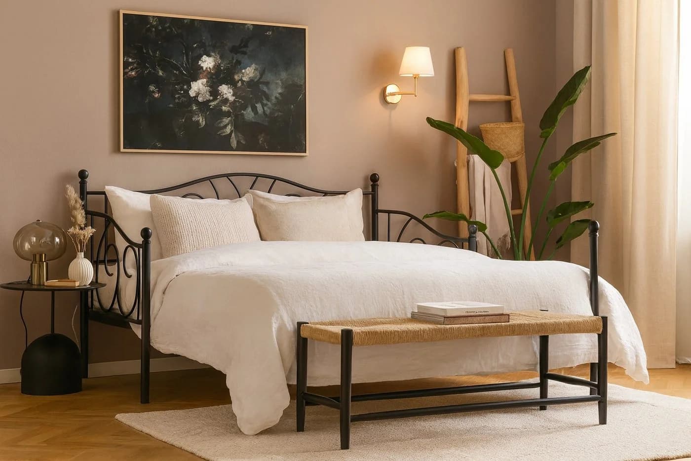 moebel-direkt-online Daybett Metallbett mit Gästebett in zwei Farben - Bild 4